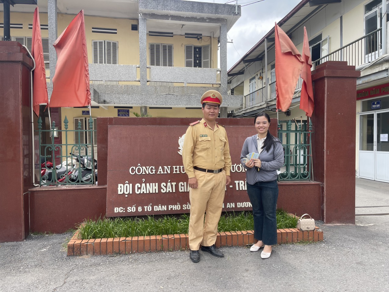 Nhân dân gửi thư cảm ơn Công an huyện An Dương